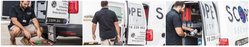 scope security mobile locksmith service van in sydney